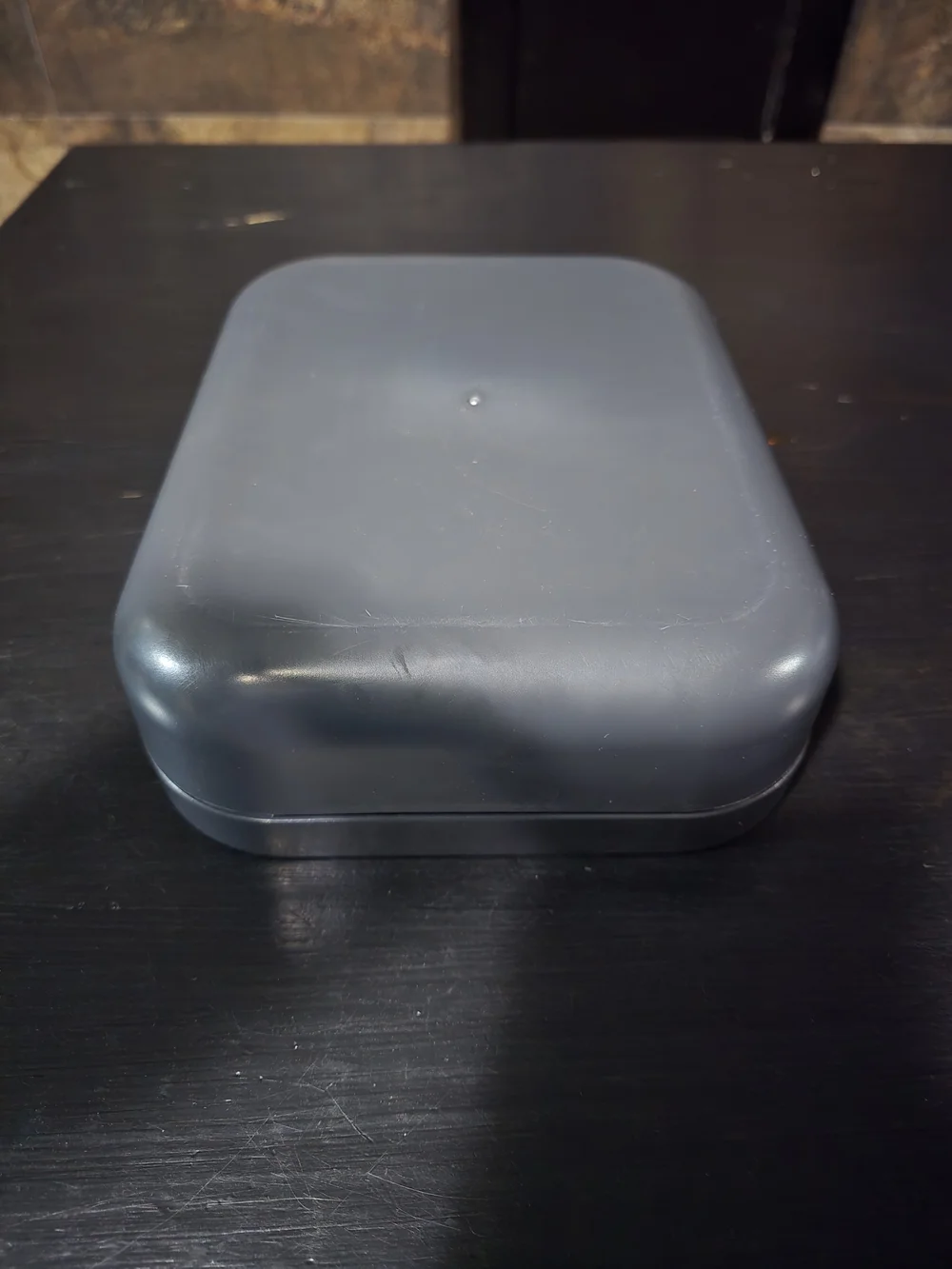 Gray Multi-Compartment Food Storage Lunch Box